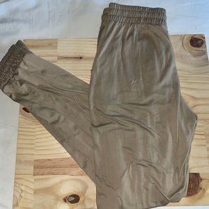 Tan joggers